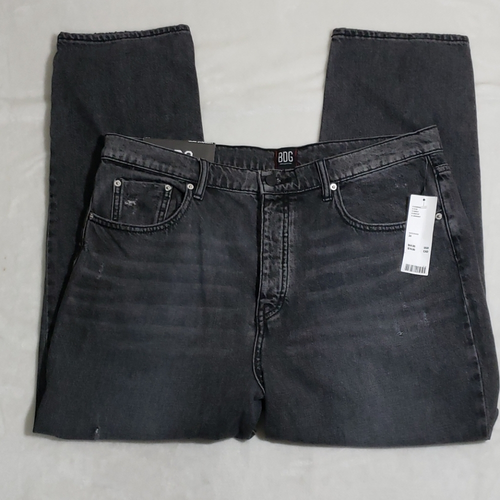 BDG Urban Outfitters Slim Straight Distressed Jean